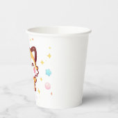 Cartoon Magical Tiger Baby Dusche Pappbecher (Links)