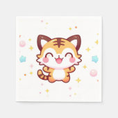 Cartoon Magical Tiger Baby Dusche Serviette (Vorderseite)