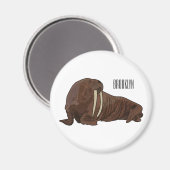 Cartoon Magnet (Vorderseite/Rückseite)