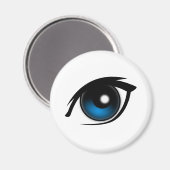 Cartoon Magnet (Vorderseite/Rückseite)