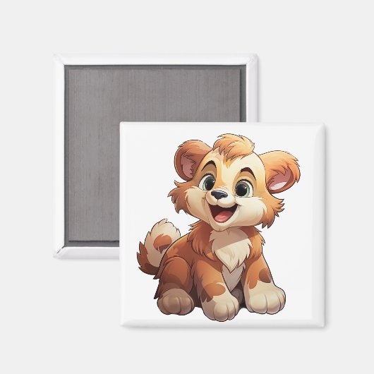 Cartoon Magnet (Vorderseite/Rückseite)