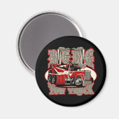 Cartoon Magnet (Vorderseite/Rückseite)