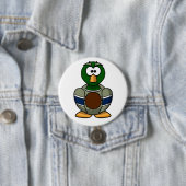 Cartoon Mallard Duck Button (Beispiel)