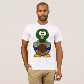 Cartoon Mallard Duck Mens T - Shirt (Vorne ganz)