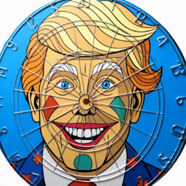 Cartoon Man Dartscheibe