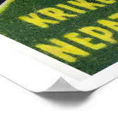 Cartoon Man Shouting Czechoslovakia Mid-Century Poster (Ecke)