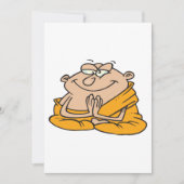 Cartoon Man vermittelt Einladung (Vorderseite)