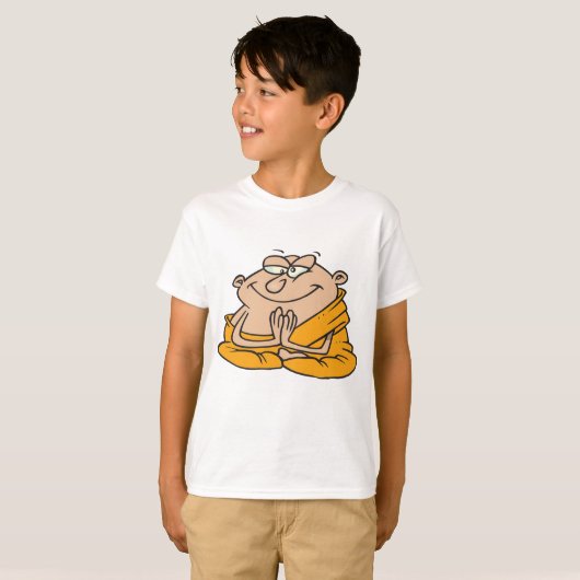 Cartoon Man vermittelt T-Shirt (Vorne ganz)
