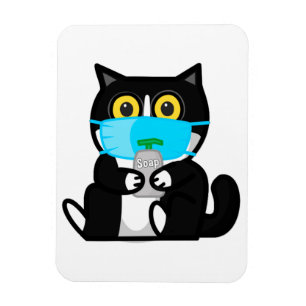 Cartoon Manchys Bleibe Magnet