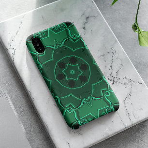 Cartoon Mandala Blume Green Case-Mate iPhone Hülle