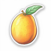 Cartoon mango aufkleber (Vorderseite)