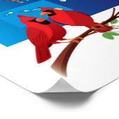 Cartoon Map USA Poster (Ecke)