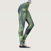 Cartoon Märchenwaldlandschaft Vintag. Leggings (Rechts)