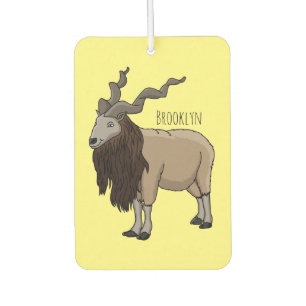 Cartoon Markhor Autolufterfrischer