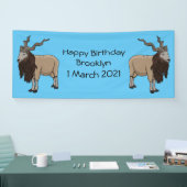 Cartoon Markhor Banner (Messe)