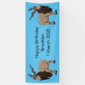 Cartoon Markhor Banner (Vertikal)