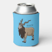 Cartoon Markhor Dosenkühler (Kanne Rückseite)