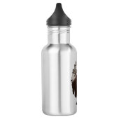 Cartoon Markhor Edelstahlflasche (Links)