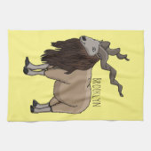 Cartoon Markhor Geschirrtuch (Horizontal)