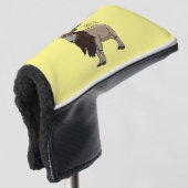 Cartoon Markhor Golf Headcover (3/4 Vorderseite)