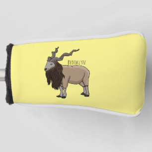 Cartoon Markhor Golf Headcover