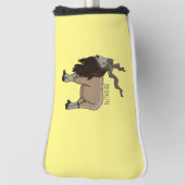 Cartoon Markhor Golf Headcover (Rotieren 90)