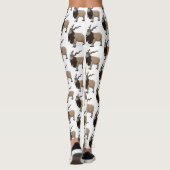 Cartoon Markhor Leggings (Rückseite)