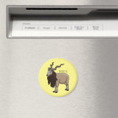 Cartoon Markhor Magnet (In Situ (Geschirrspüler))
