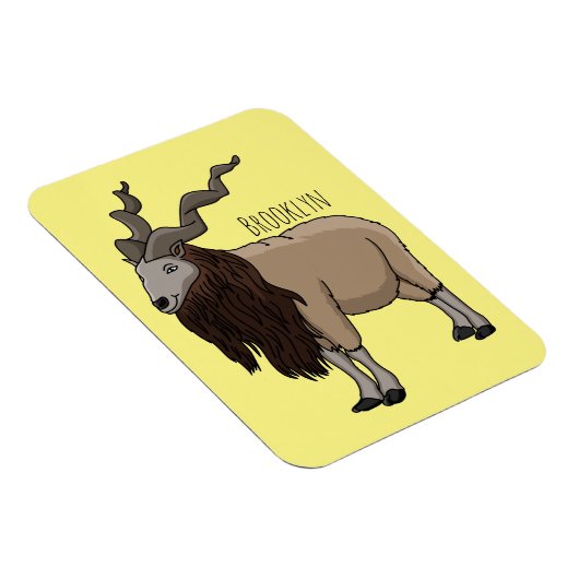 Cartoon Markhor Magnet (Rechte Seite)