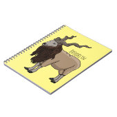 Cartoon Markhor Notizblock (Linke Seite)