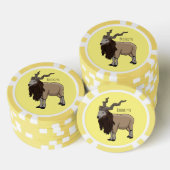 Cartoon Markhor Pokerchips (Stapel)