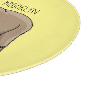 Cartoon Markhor Schneidebrett (Ecke)