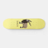 Cartoon Markhor Skateboard (Horizontal)