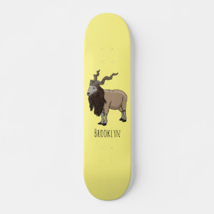 Cartoon Markhor Skateboard