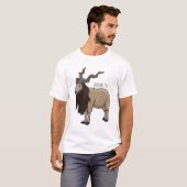Cartoon Markhor T-Shirt (Vorne ganz)