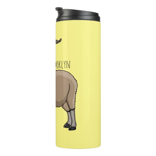 Cartoon Markhor Thermosbecher (Nach rechts gedreht)