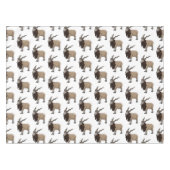 Cartoon Markhor Tischdecke (Vorderseite (Horizontal))
