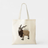 Cartoon Markhor Tragetasche (Rückseite)