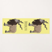 Cartoon Markhor Yogamatte (Vorderseite (Horizontal))