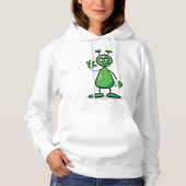 Cartoon Martian Hoodie (Vorderseite)