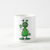 Cartoon Martian Kaffeetasse (Mittel)