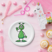 Cartoon Martian Pappteller (Party)