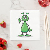 Cartoon Martian Serviette (Beispiel)