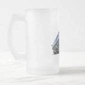 Cartoon Mattglas Bierglas (Links)