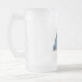 Cartoon Mattglas Bierglas (Links)