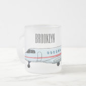 Cartoon Mattglastasse (Vorderseite Links)