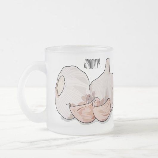 Cartoon Mattglastasse (Links)