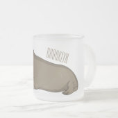 Cartoon Mattglastasse (VorderseiteRechts)