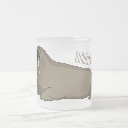 Cartoon Mattglastasse (Mittel)