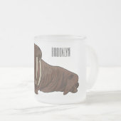 Cartoon Mattglastasse (VorderseiteRechts)